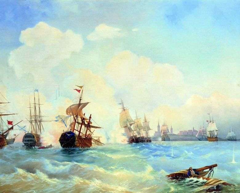 Revel batalla el 2 de mayo de 1790   Alexei Bogolyubov