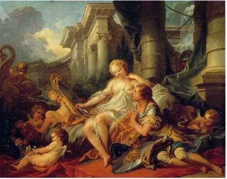 Rinaldo y Armida   Francois Boucher