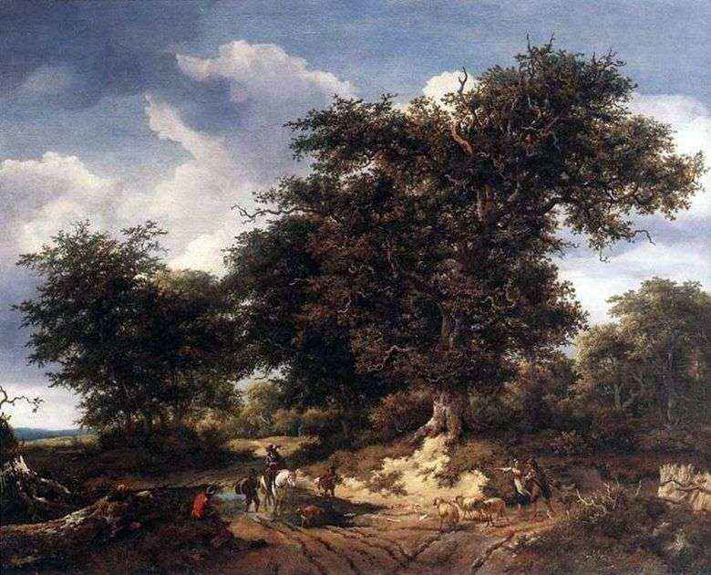 Roble grande   Jacob van Ruysdael