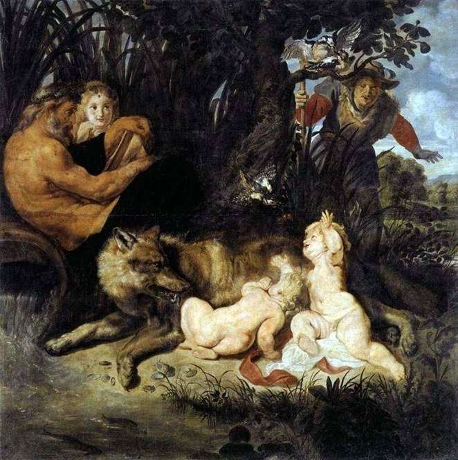 Rómulo y Remo con una loba   Peter Rubens
