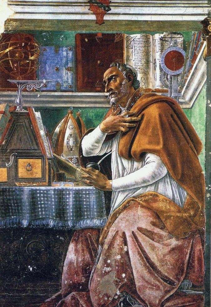San Agustín el Bienaventurado   Sandro Botticelli