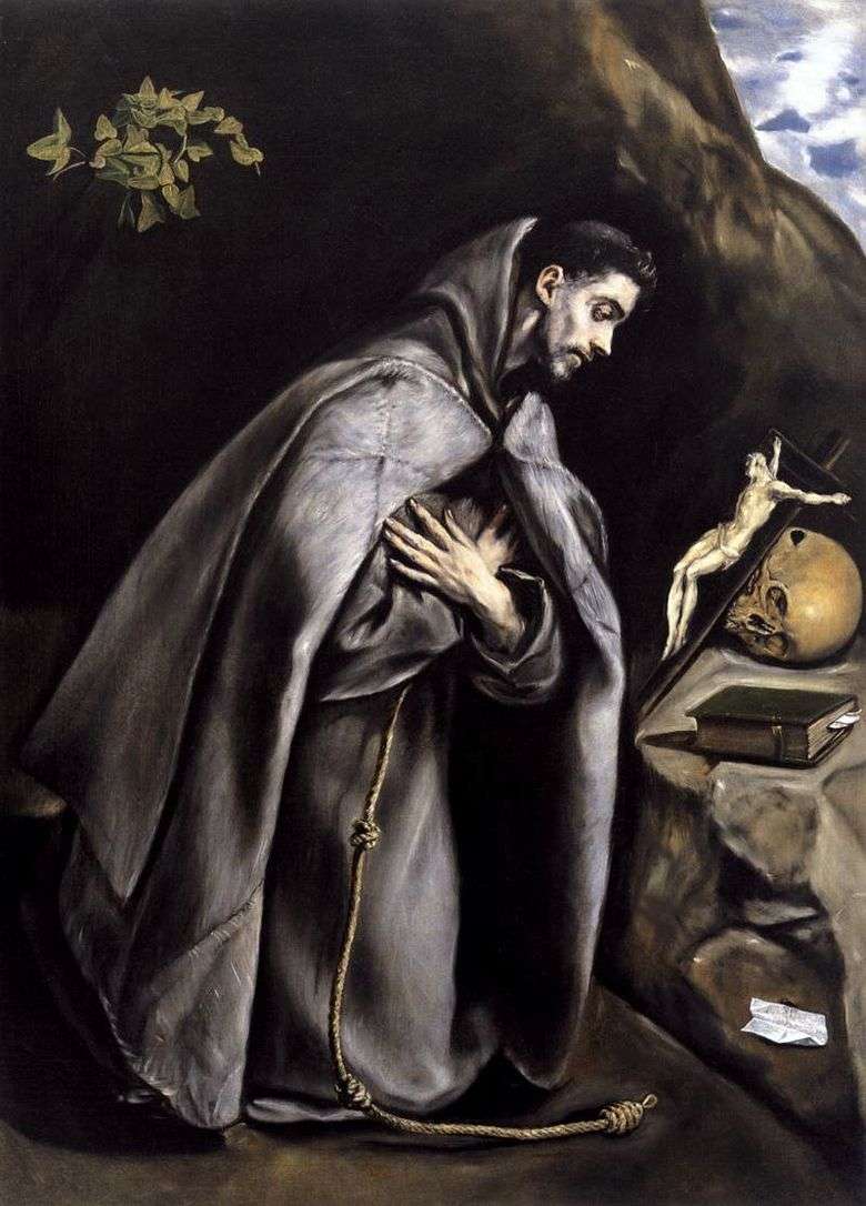San Francisco en éxtasis   El Greco