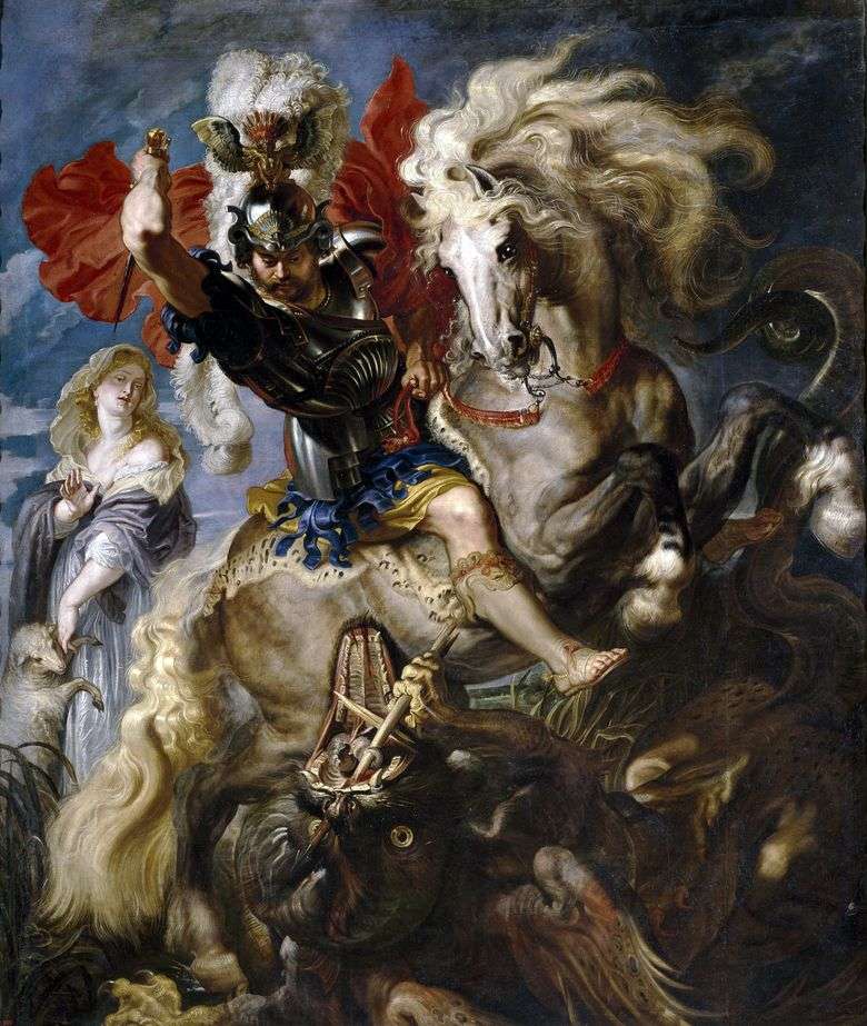 San Jorge y el Dragón   Peter Rubens