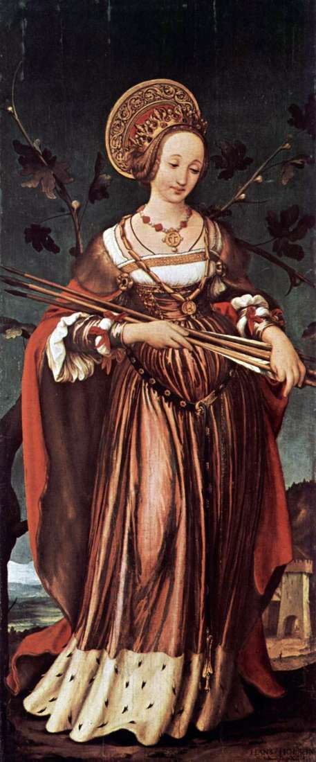 Santa Úrsula   Hans Holbein