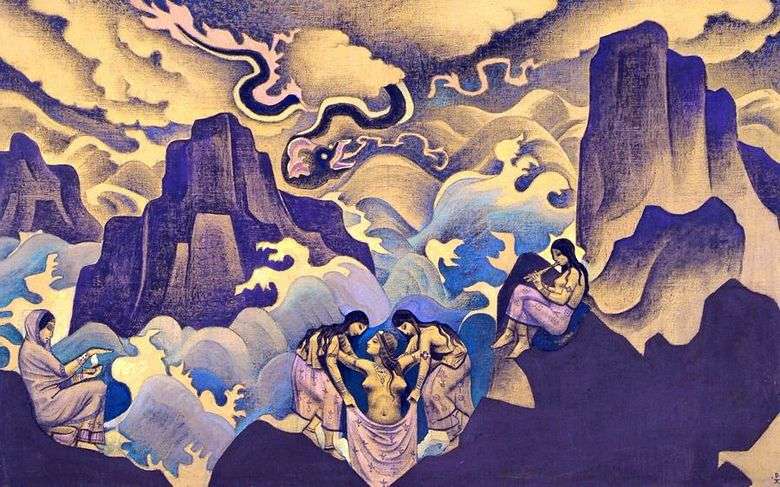 Serpiente de la antigüedad   Nicholas Roerich