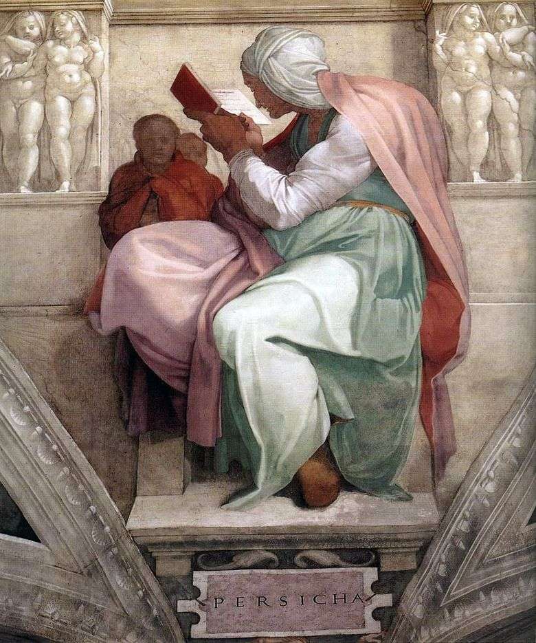 Sibila persa (fresco)   Michelangelo Buonarroti
