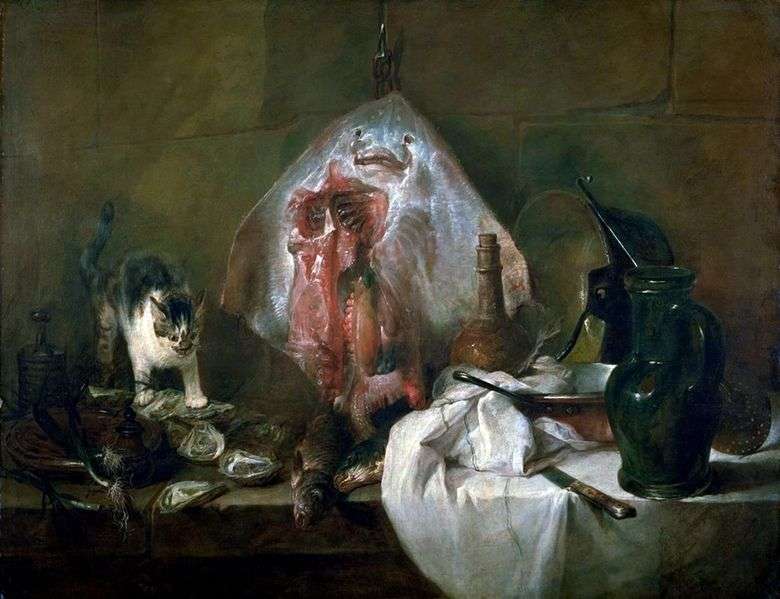 Skat   Jean Baptiste Simeon Chardin