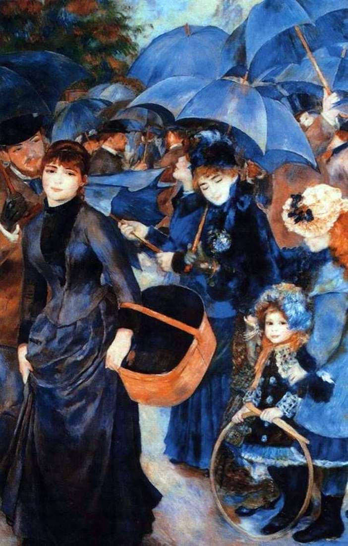 Sombrillas   Pierre Auguste Renoir