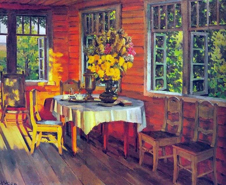 Tarde de agosto. Last ray Ligachevo   Konstantin Yuon