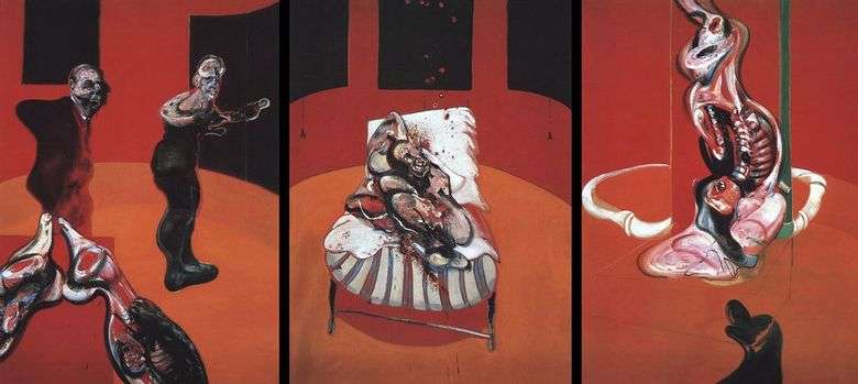 Tres estudios de las figuras en la crucifixión   Francis Bacon