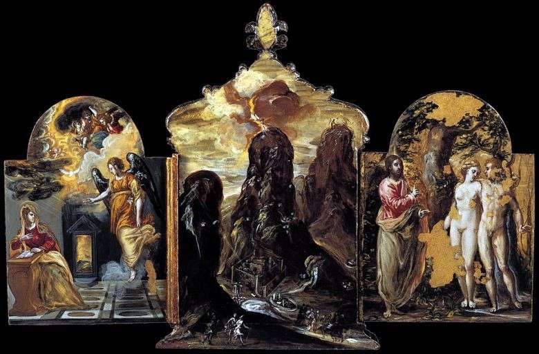 Tríptico de Módena   El Greco