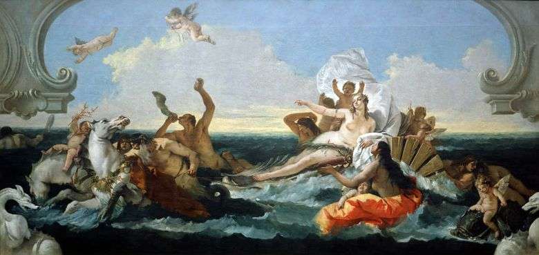 Triunfo de Anfitrite   Giovanni Battista Tiepolo