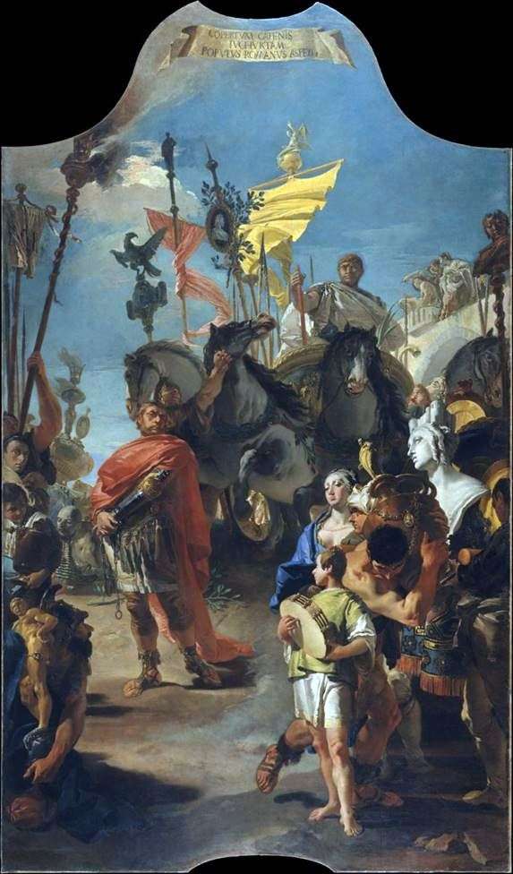 Triunfo Maria   Giovanni Battista Tiepolo