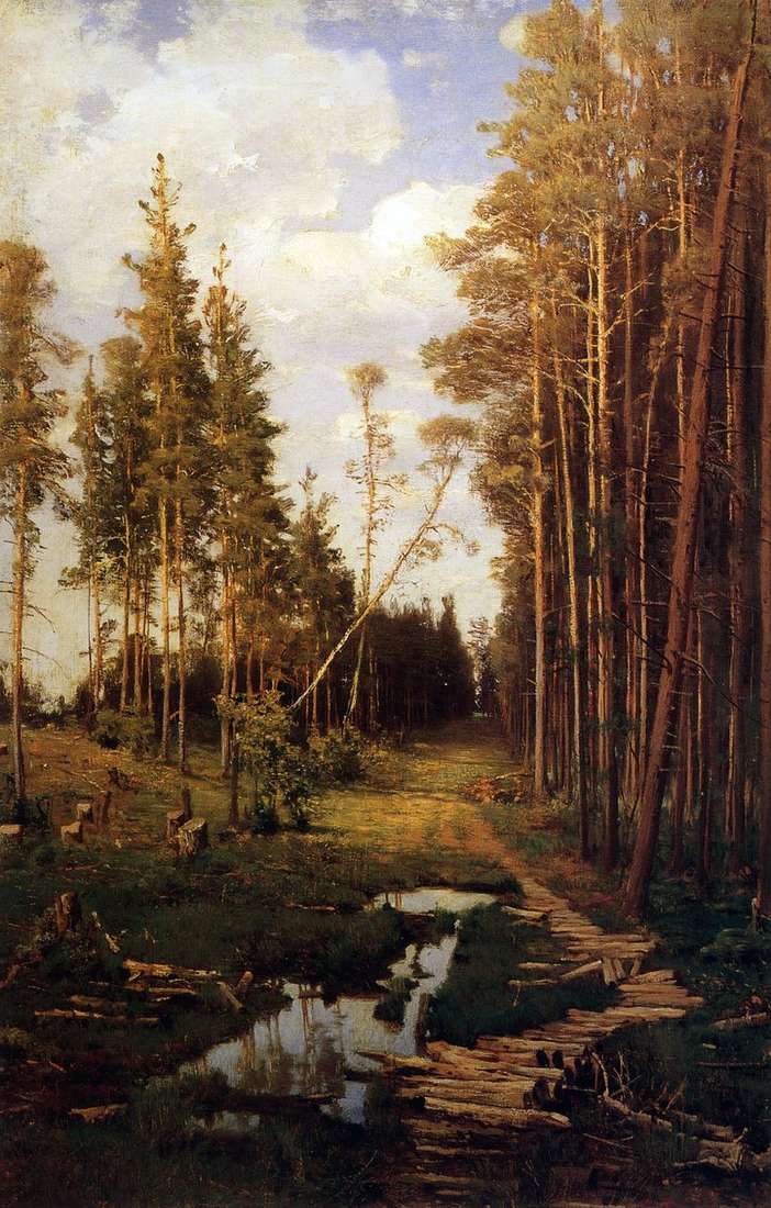 Un claro en un bosque de pinos   Alexey Savrasov