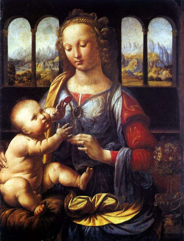 Virgen del Clavel   Leonardo Da Vinci