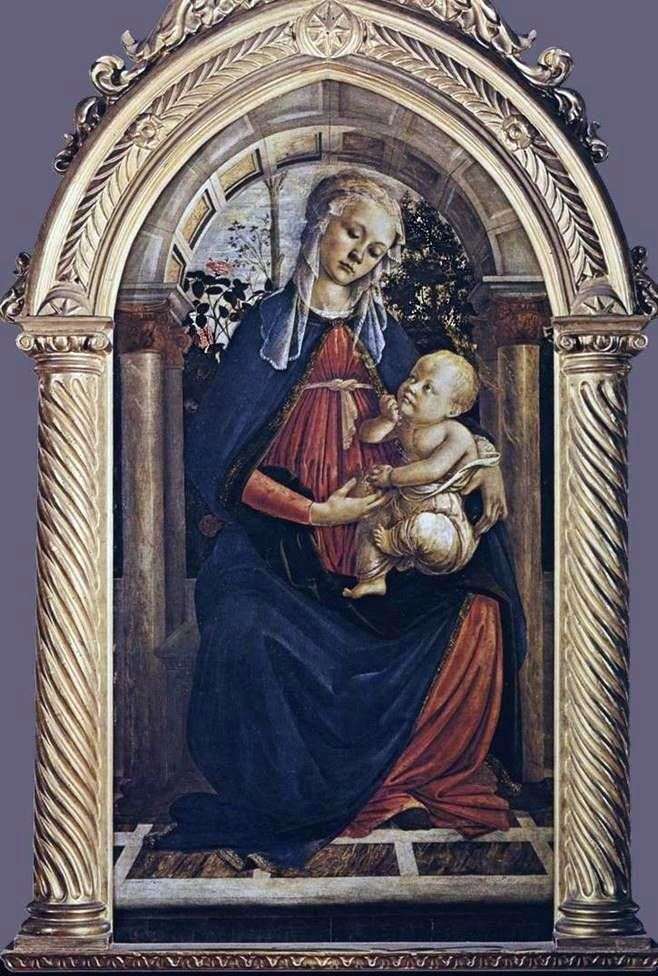 Virgen en el jardín de rosas   Sandro Botticelli