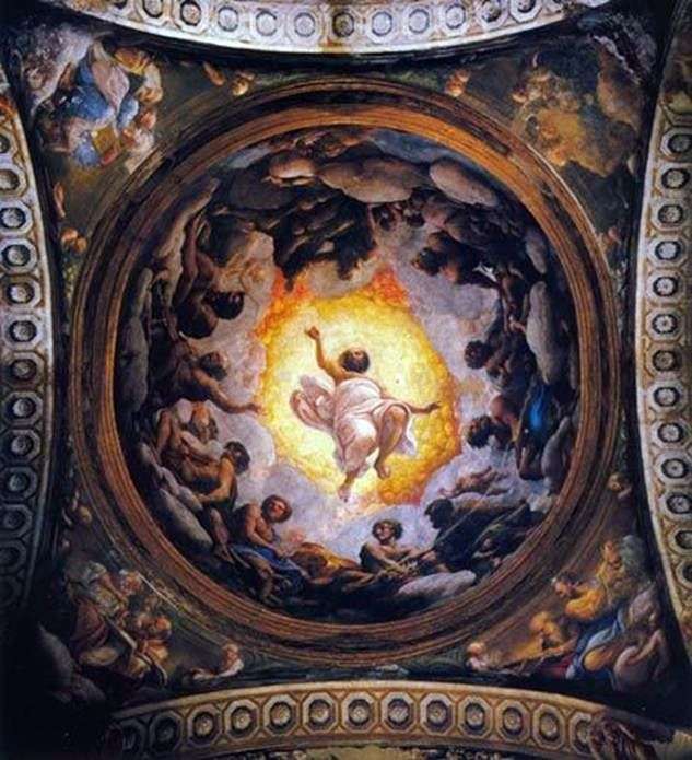 Visión de Juan el Divino en Patmos   Correggio (Antonio Allegri)
