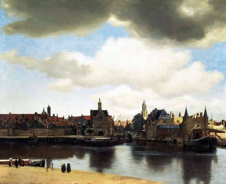 Vista de la ciudad de Delft   Jan Vermeer