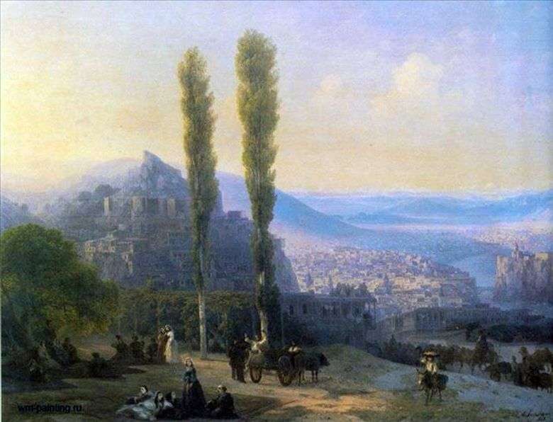 Vista de Tiflis   Ivan Aivazovsky