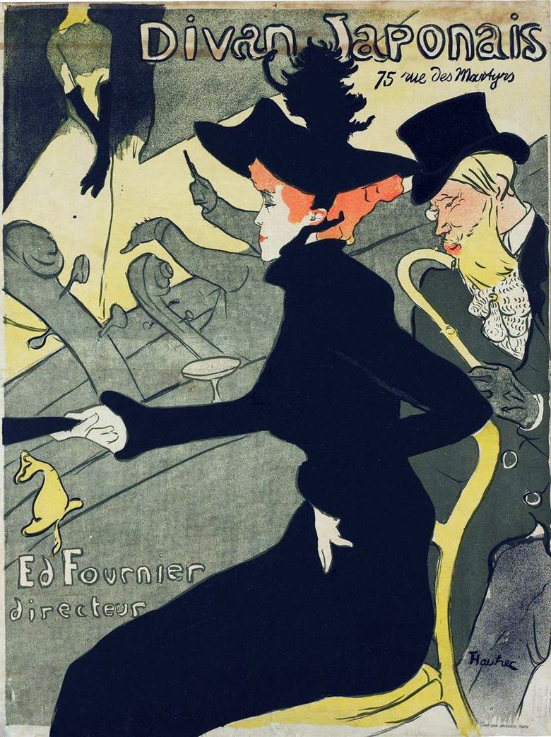 Poster Canapé japonais   Henri de Toulouse Lautrec