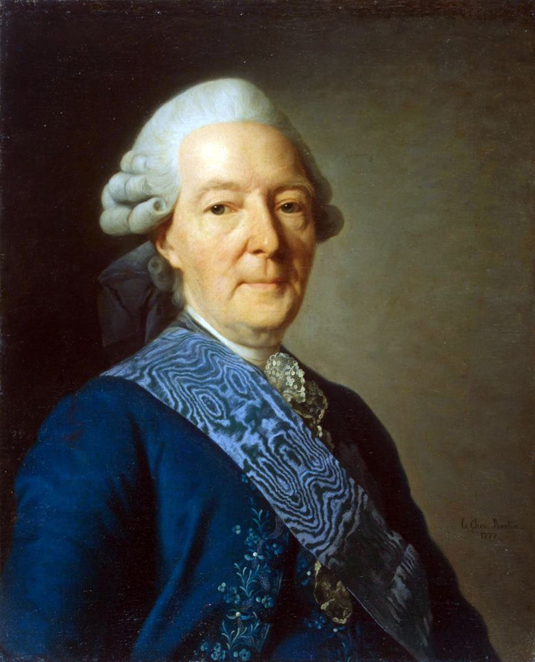 Portrait de I. I. Betsky   Alexander Roslin