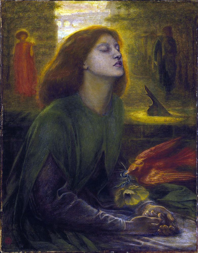 Béatrice la Bienheureuse   Dante Rossetti