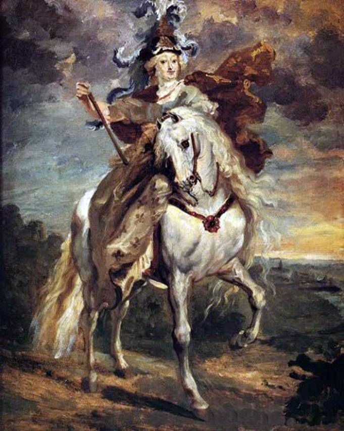 Maria Medici à la bataille de Pont de Ce   Theodore Gericault