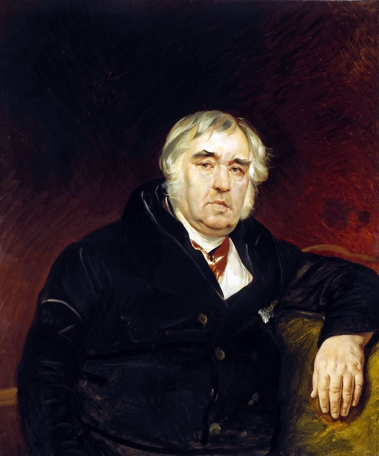 Portrait du fabuliste I. A. Krylov   Karl Bryullov