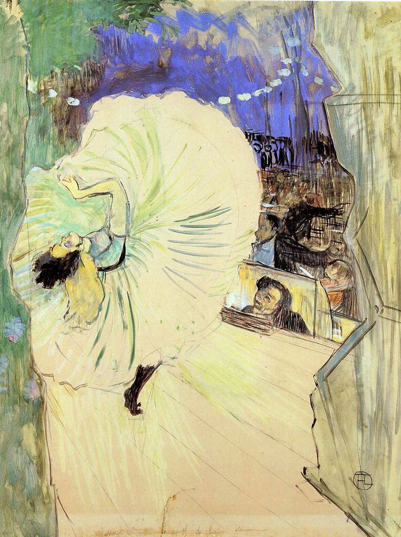 Danseur (Roue)   Henri de Toulouse Lautrec
