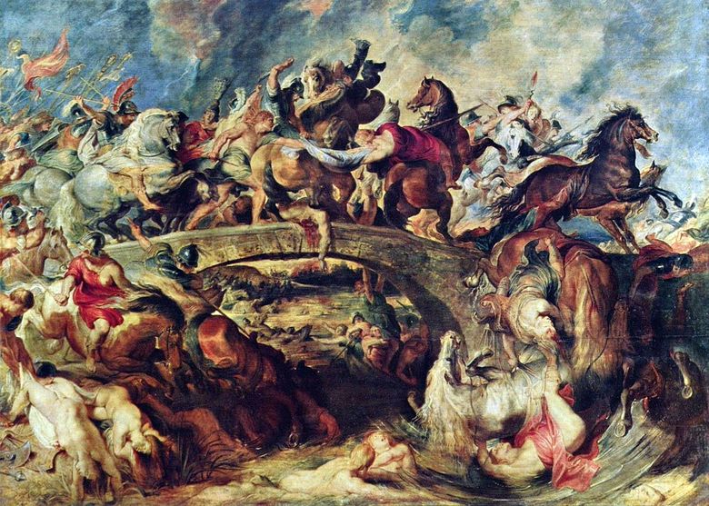 Bataille des Grecs avec les Amazones   Peter Rubens