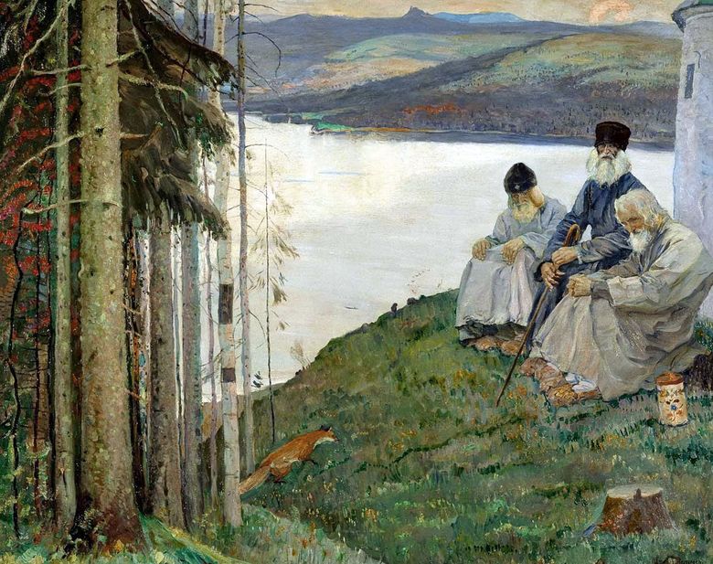 Trois aînés   Mikhail Nesterov