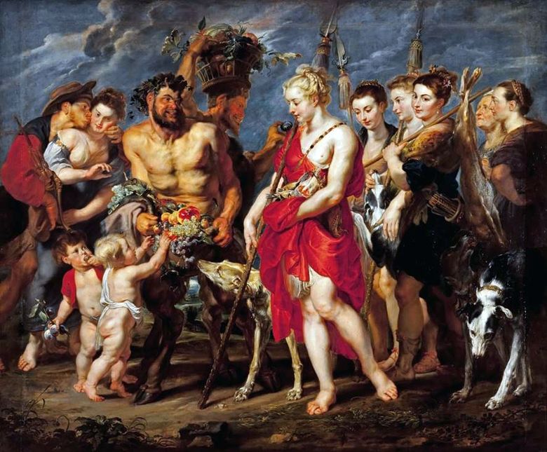 Le retour de Diana de la chasse   Peter Rubens