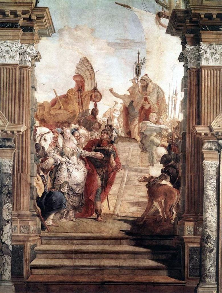 Rencontre avec Anthony et Cléopâtre   Giovanni Battista Tiepolo