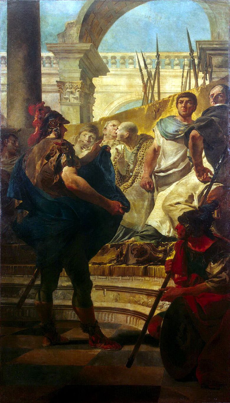 Quintus Fabius Maxim au Sénat de Carthage   Giovanni Battista Tiepolo