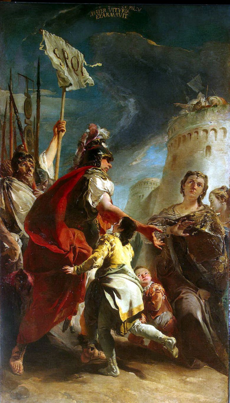 Coriolanus sous les murs de Rome   Giovanni Battista Tiepolo