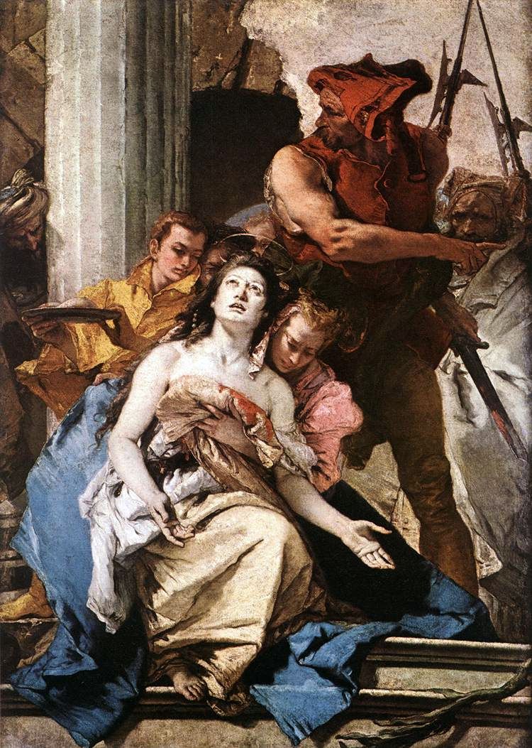 Martyre de Saint Agates   Giovanni Battista Tiepolo