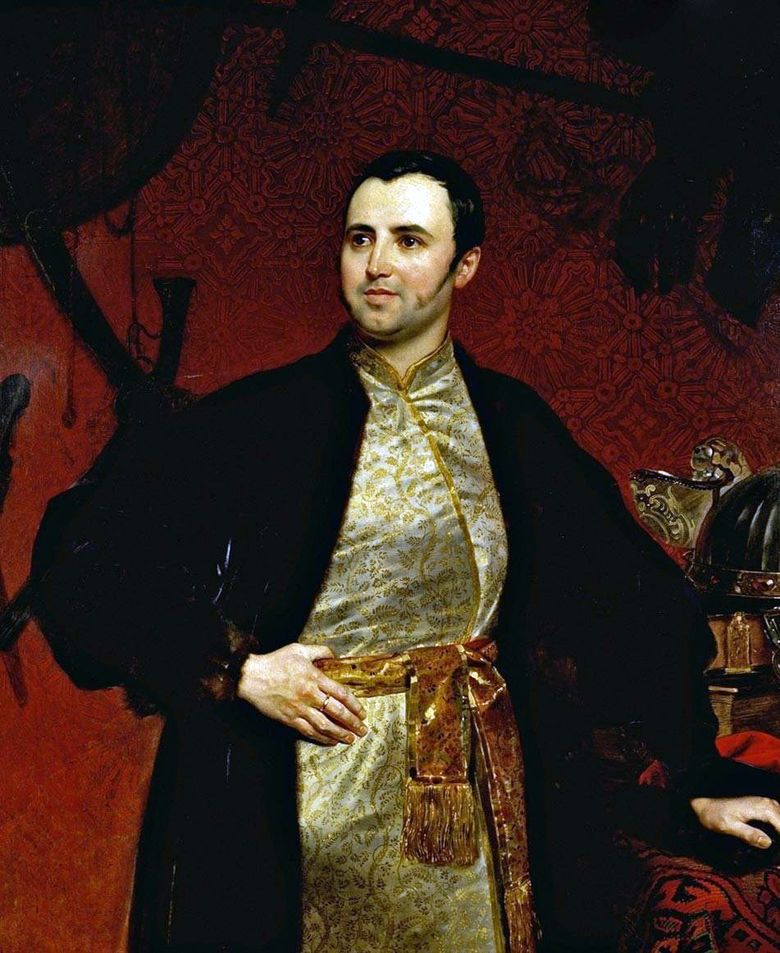 Portrait du Prince M. A. Obolensky   Karl Bryullov
