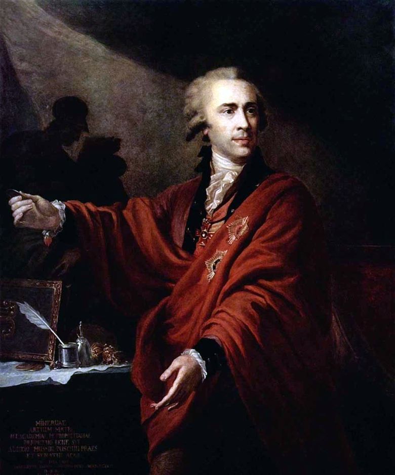 Portrait de A. I. Musin Pushkin   Johann le Baptiste Lampi