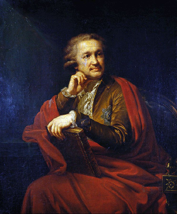 Portrait dA. S. Stroganov   Johann le Baptiste Lampi