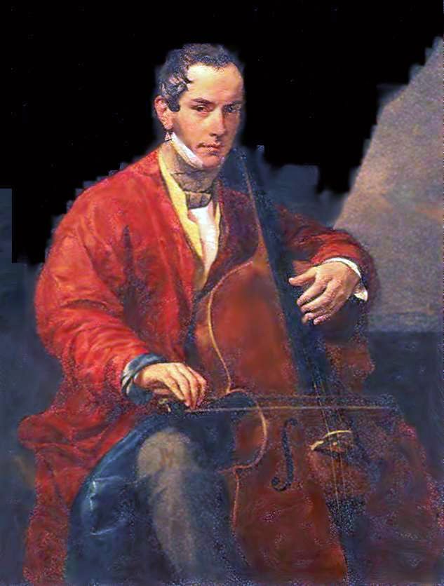 Portrait du musicien M. Yu. Vielgorsky   Karl Bryullov