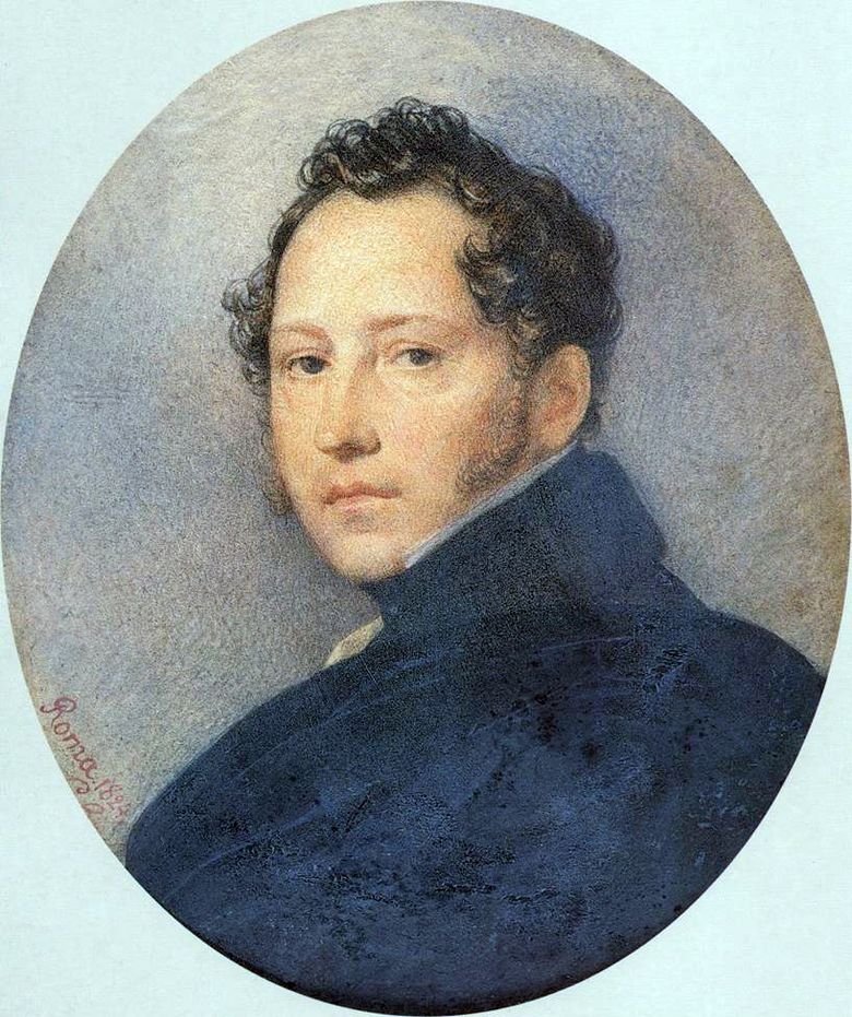 Portrait de S. F Shchedrin   Karl Bryullov