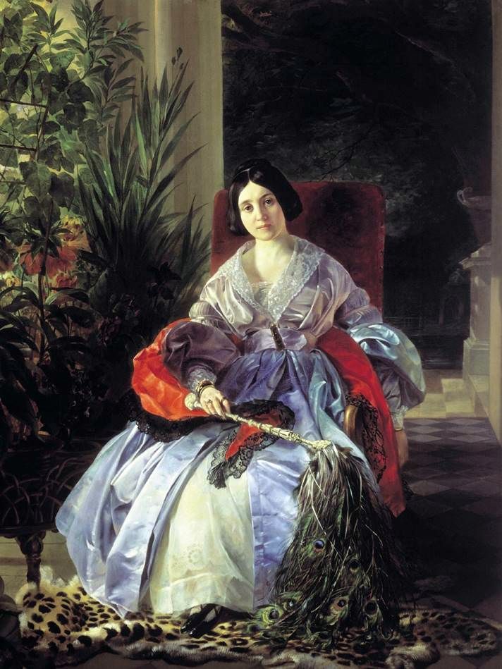 Portrait de sa grâce la princesse Elizaveta Pavlovna Saltykova   Karl Bryullov