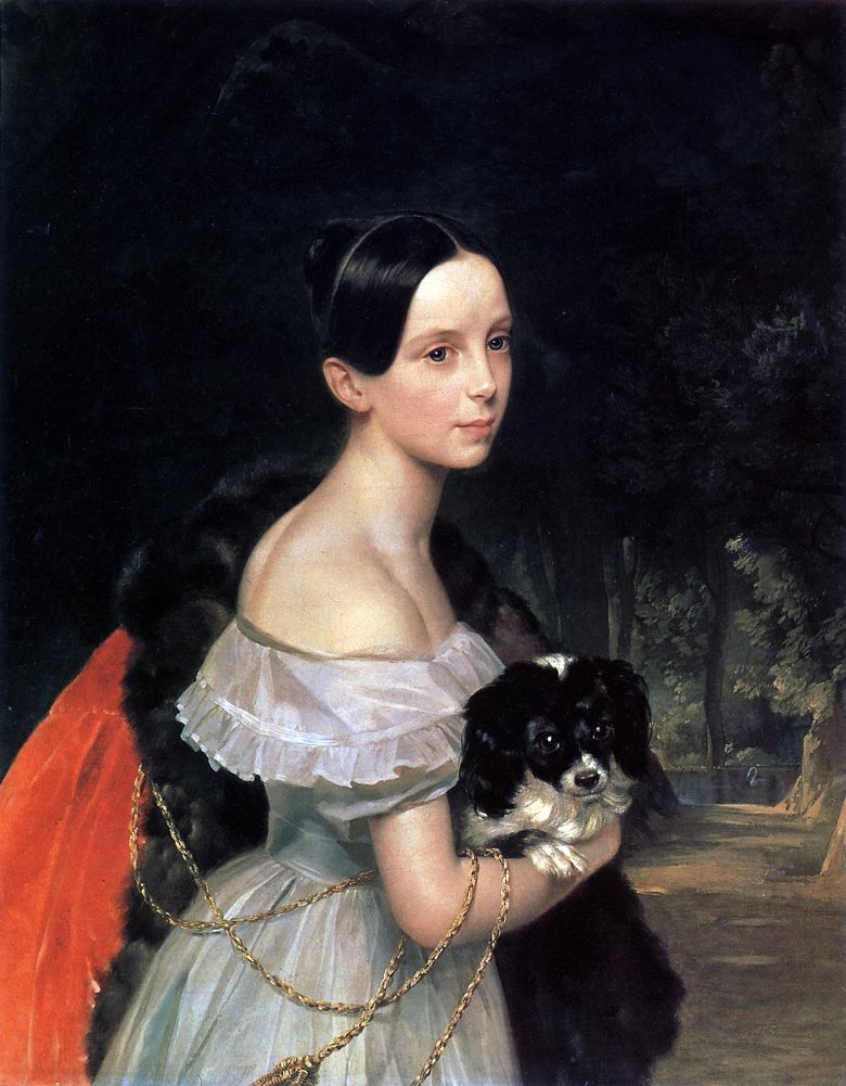 Portrait de U. M. Smirnova   Karl Bryullov