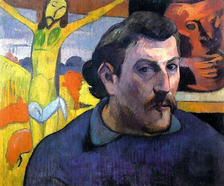 Autoportrait au Christ jaune   Paul Gauguin