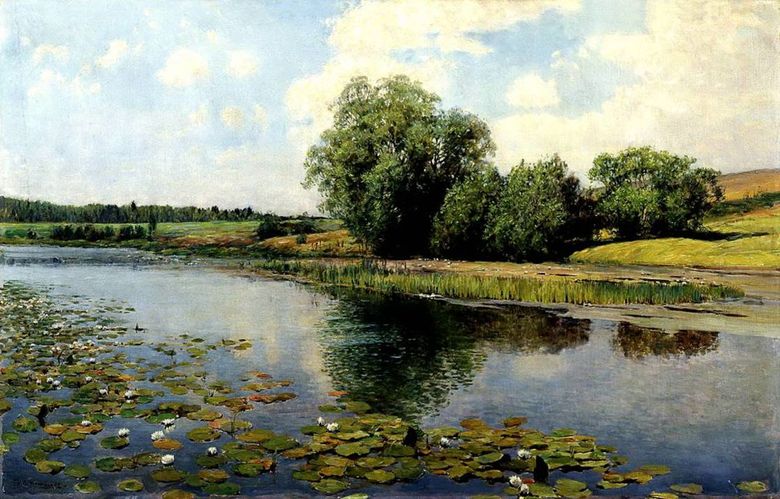 La rivière à midi   Ilya Ostroukhov