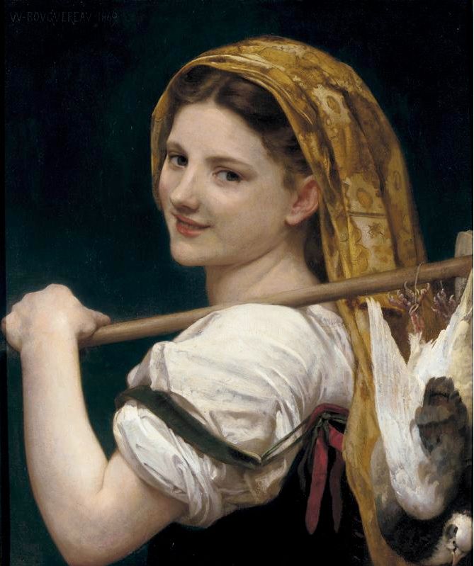 Retour du marché   Adolf Bouguereau