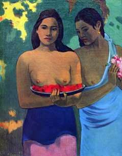 Deux Tahitiens   Paul Gauguin