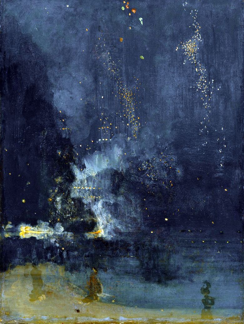 Nocturne en noir et or. Falling Rocket   James Whistler