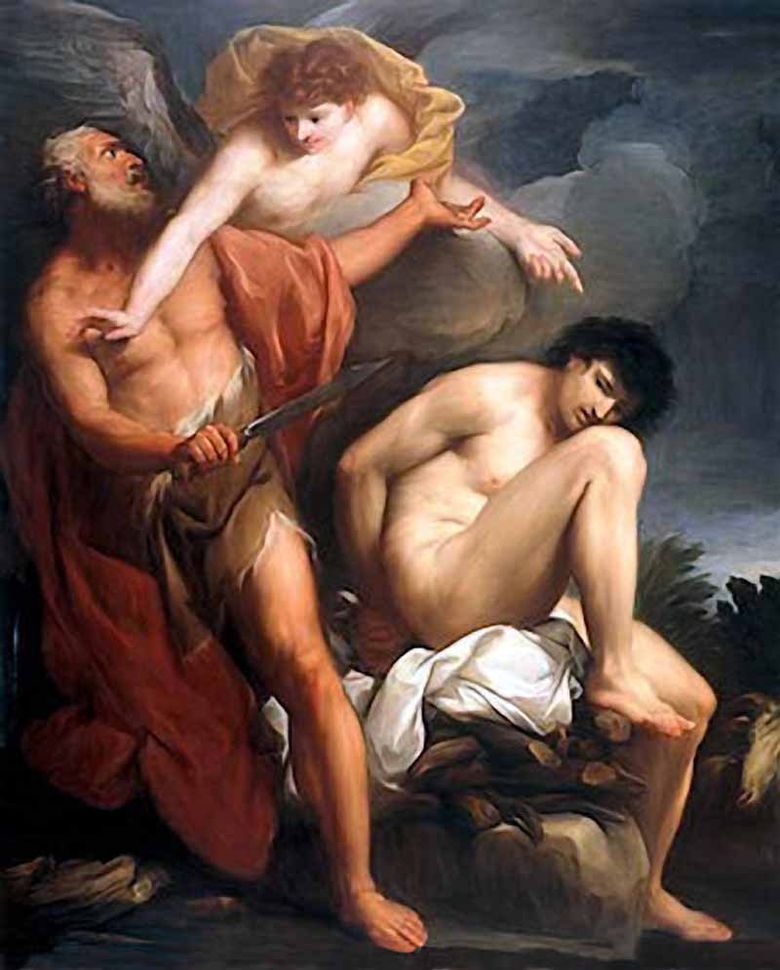 Abraham sacrifiant Isaac   Grigorio Lazzarini