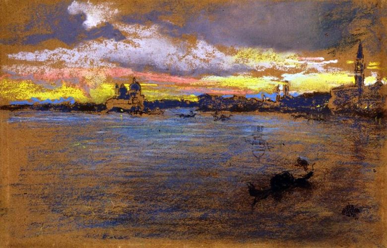Tempête   Coucher de soleil   James Whistler
